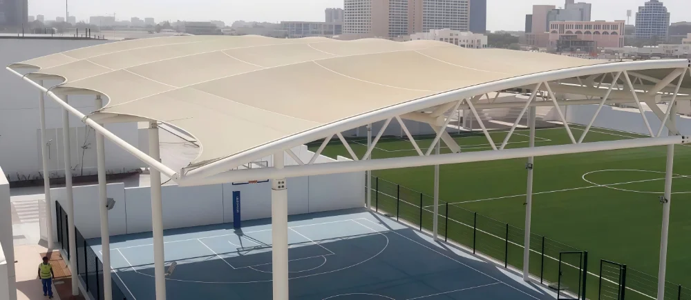 Gymnasium Membrane Sunshade Structures
