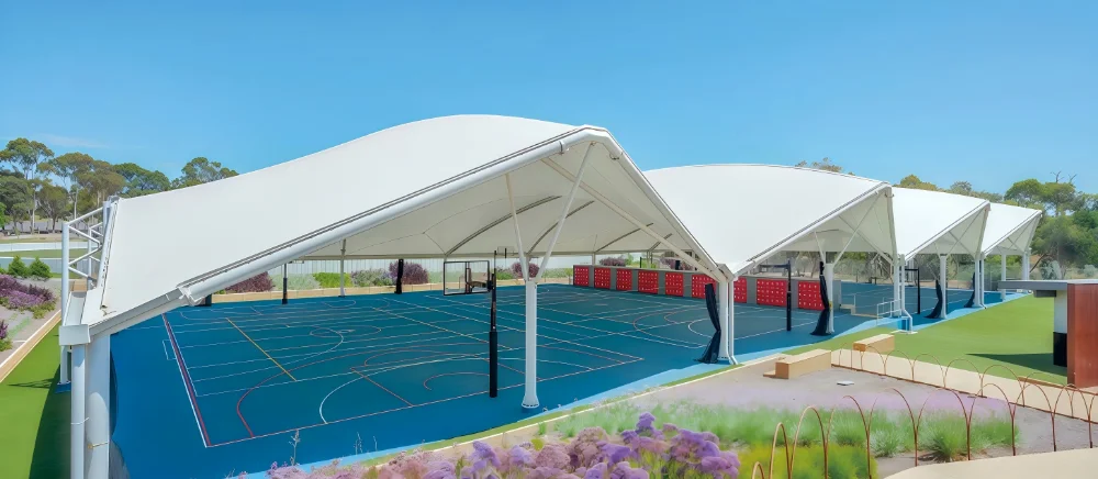 Membrane Structures for Gymnasium Sunshades