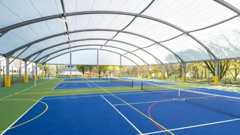 Gymnasium Membrane Sunshade Structure Manufacturer