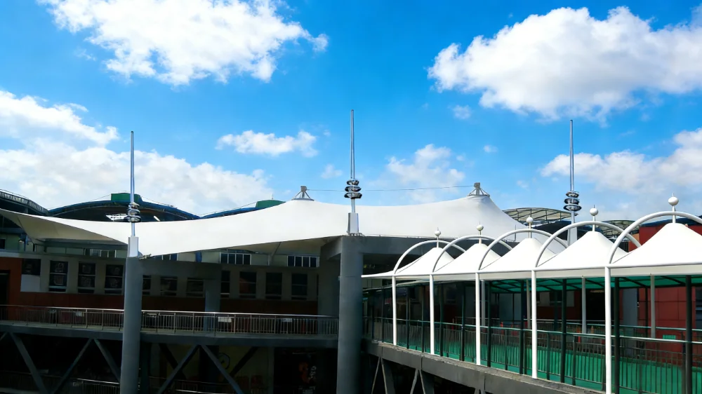Covered Walkway Canopy Systems | Tensile Walkway Covers