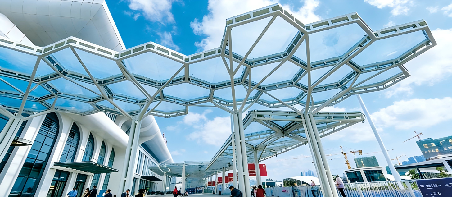 Channel Sunshade Film Structure