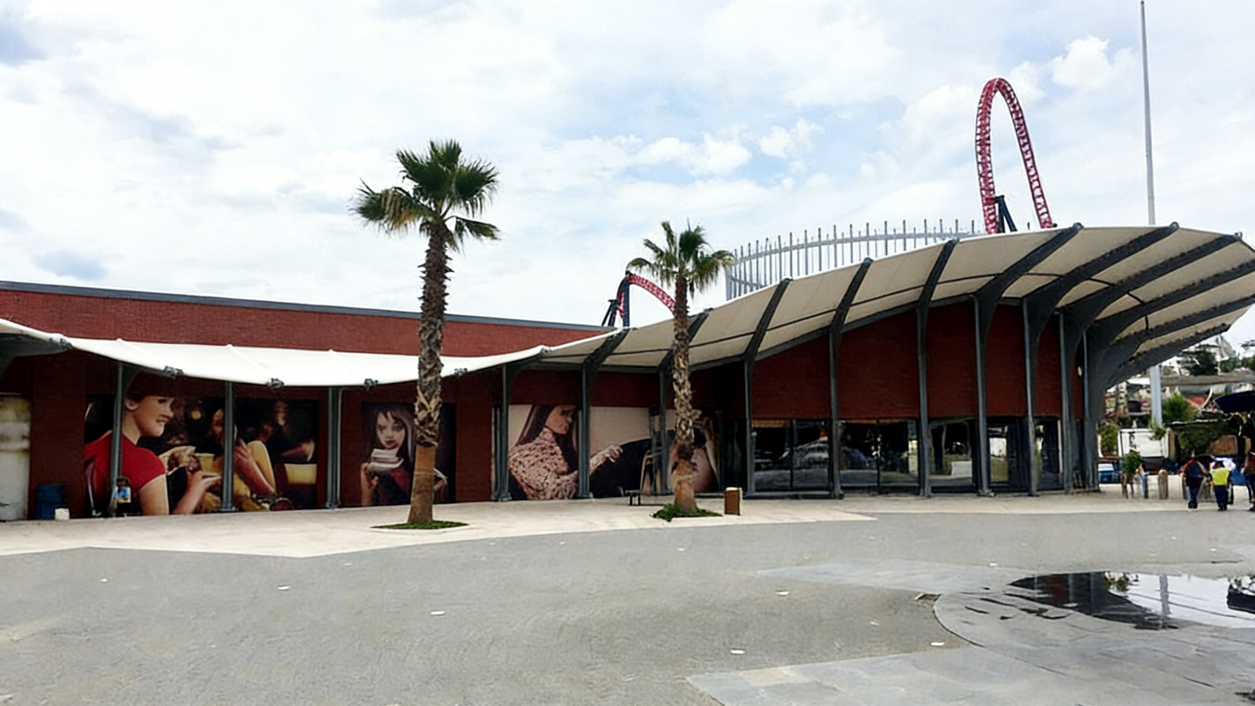 Entrance Canopy Membrane Structures (shading decoration for shop and mall entrances)