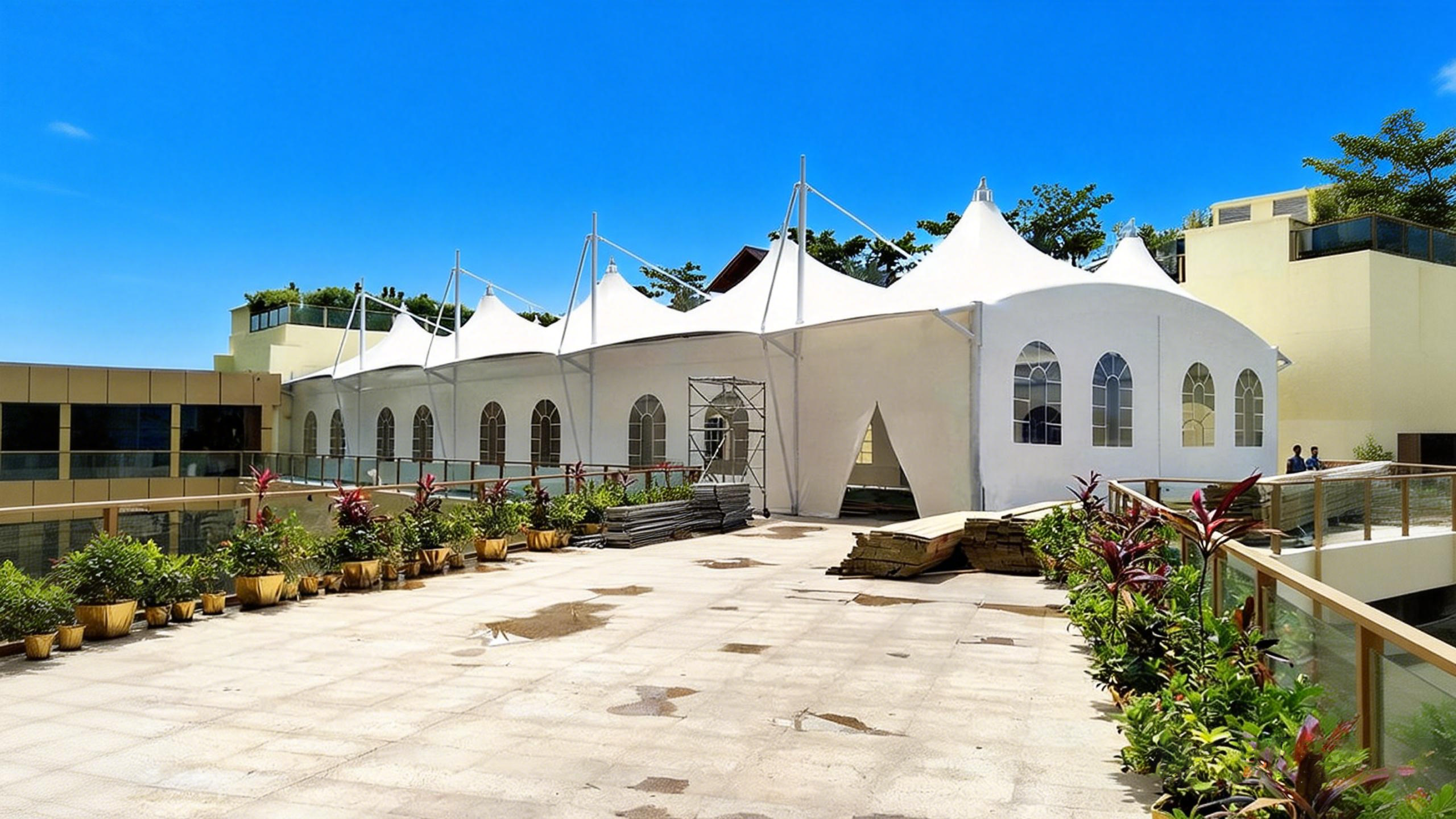 Membrane Structure Hotel Tent (1)