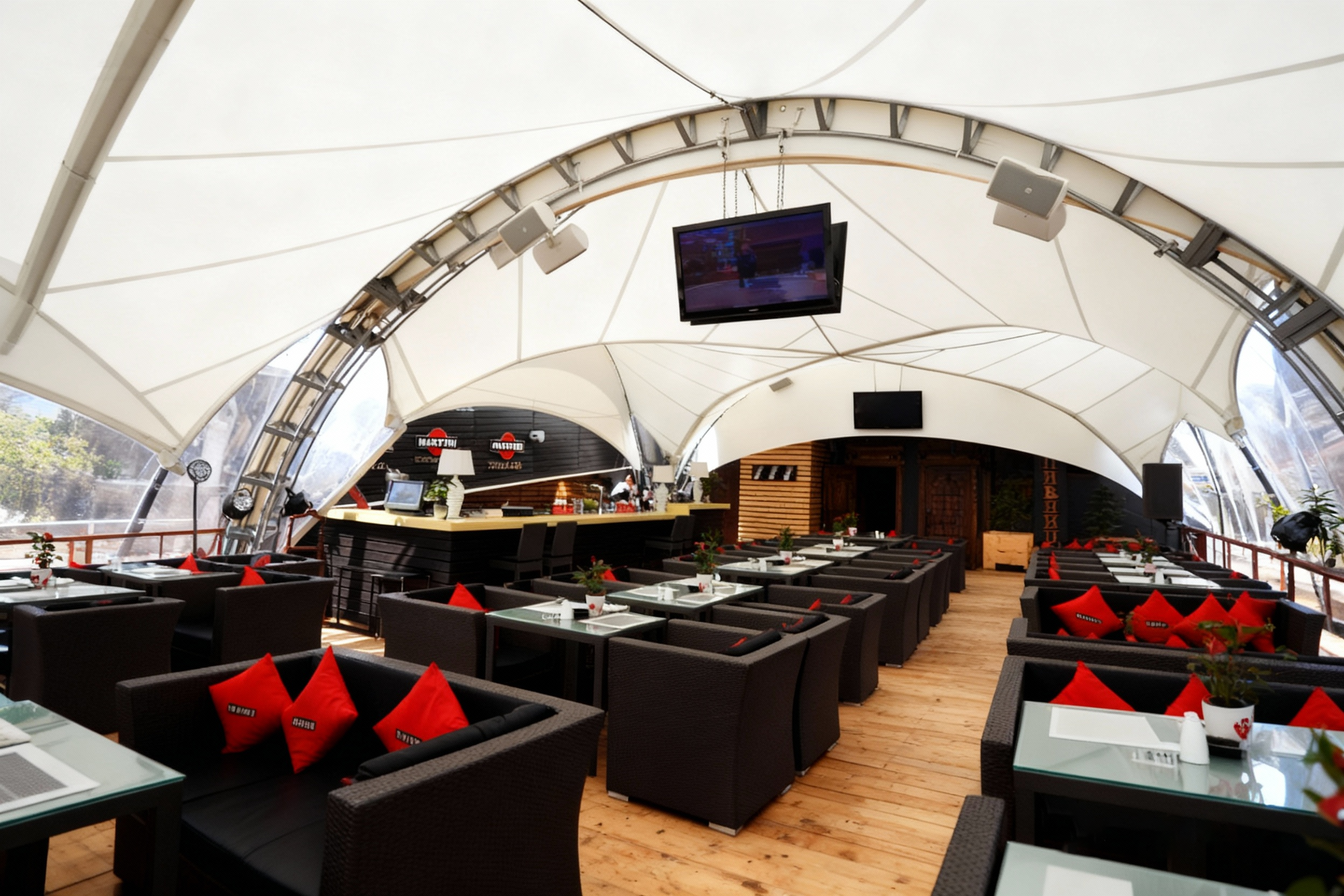 Membrane Structure Hotel Tent (2)