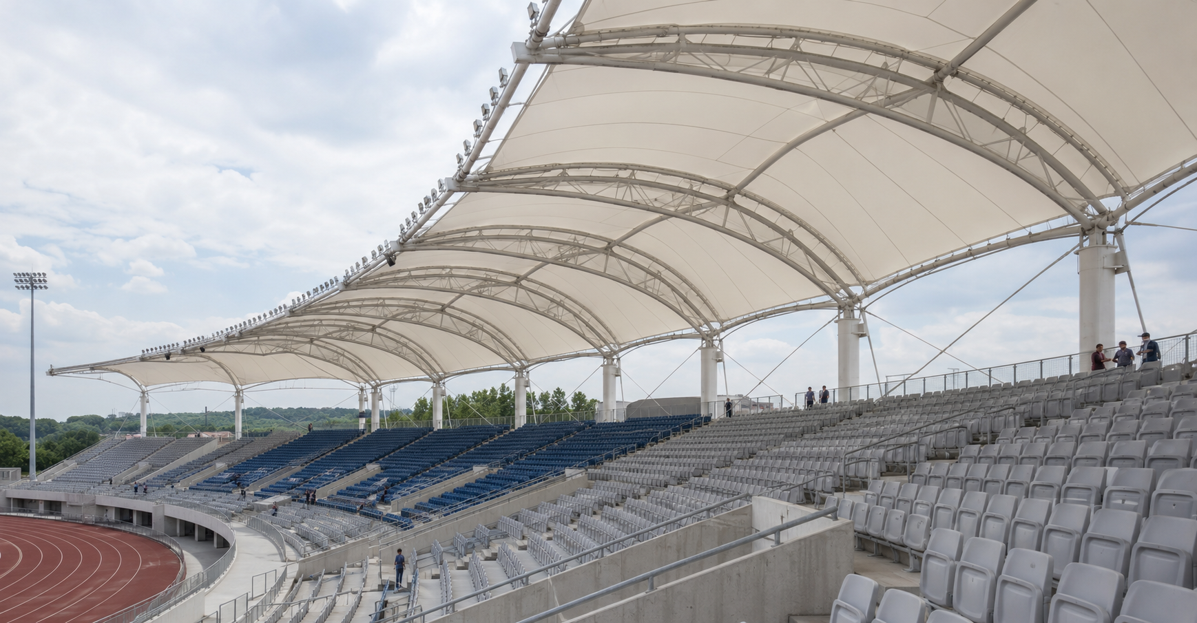 PTFE Roof Systems for Stadiums & Commercial Buildings