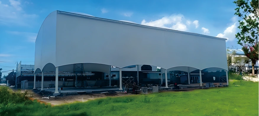 Thailand membrane venue project exterior