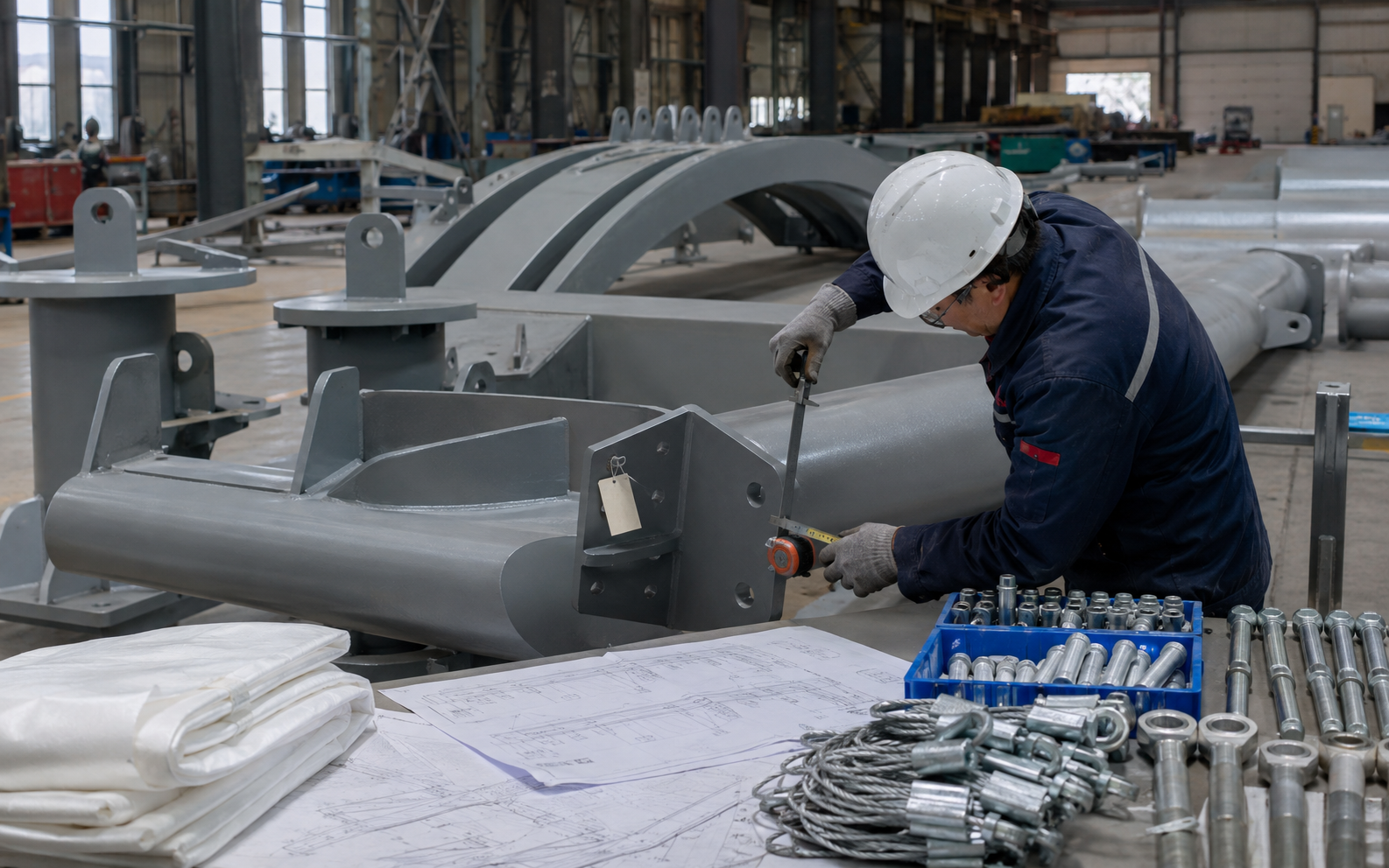 Tensile Membrane Structure Quality Control Before Shipment