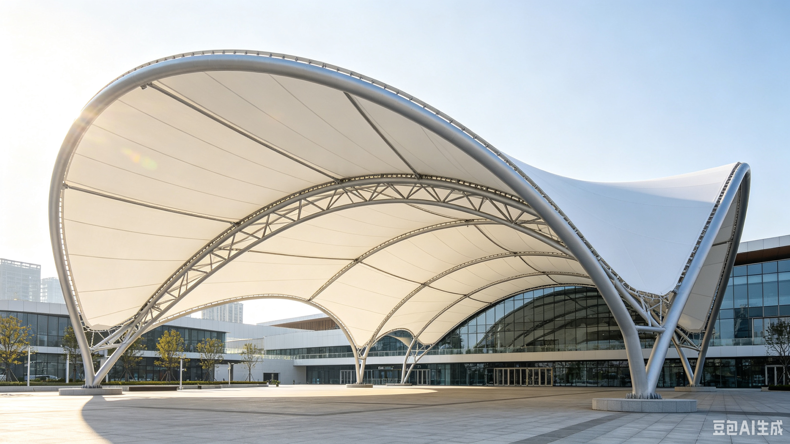 8 Common Applications of Tensile Membrane Structures in Modern Engineering & Commercial Projects