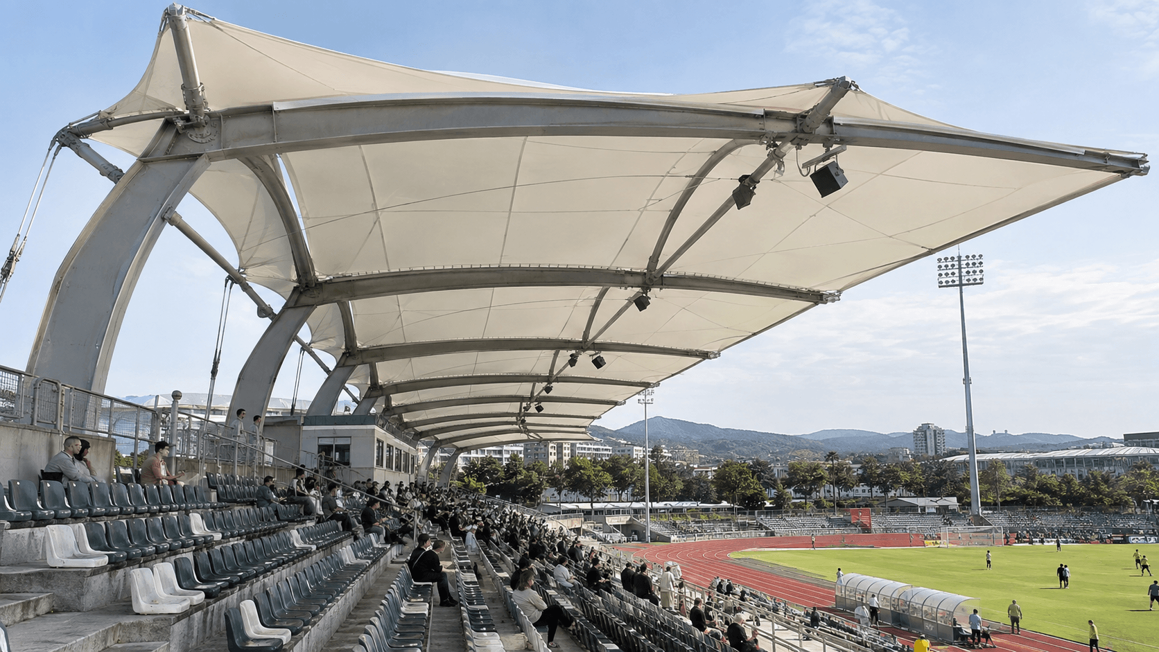 How to Plan a Tensile Membrane Structure for Stadium and Grandstand Projects
